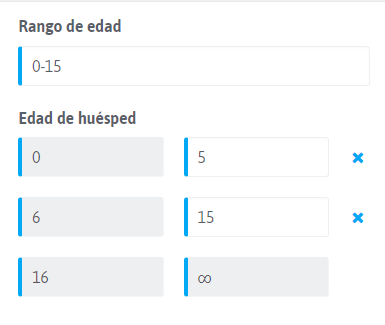 Grupos de edad de niños