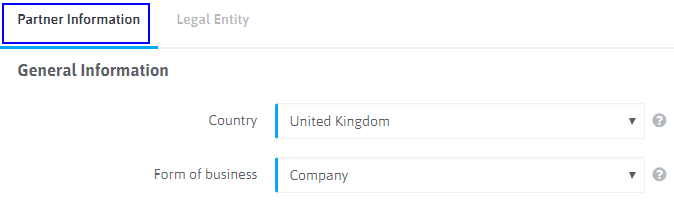 Legal entity data