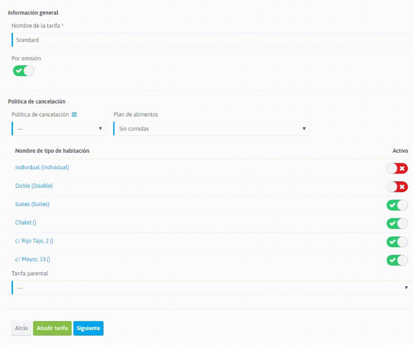 Asistente de configuración inicial