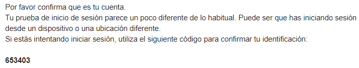 Autenticación de dos factores