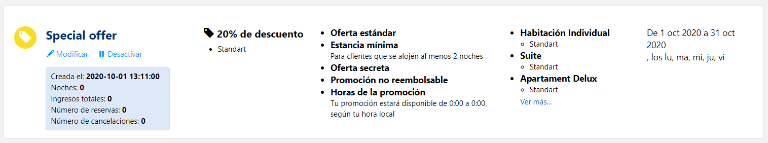 Ofertas especiales de Booking.com